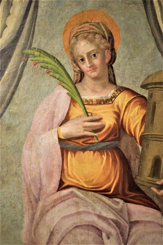 Sainte Barbe - Italie, début du XVIe siècle - Romano Ischia